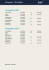 Ferienplan BBS Business-School St. Gallen